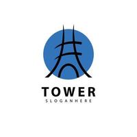 Turm Logo Symbol Vektor Symbol Design Illustration Vorlage