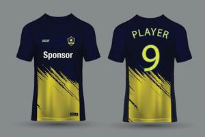 sporter jersey design för sublimering vektor