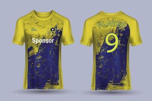 Sport-Trikot-Design für Sublimation vektor