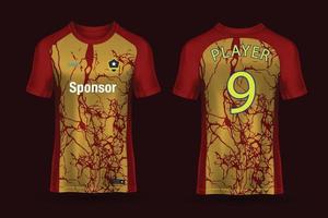 sporter jersey design för sublimering vektor