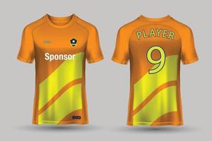 sporter jersey design för sublimering vektor