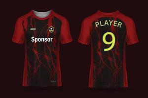 sporter jersey design för sublimering vektor