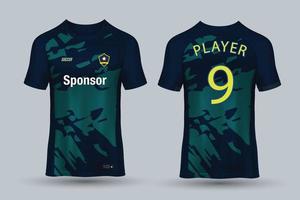 sporter jersey design för sublimering vektor