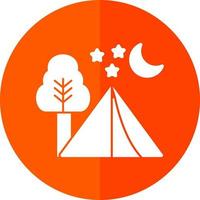 Camping-Vektor-Icon-Design vektor