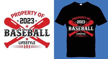 Baseball Vektor Sport Kunst T-Shirt Design.