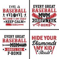 Baseball Ball Vektor svg T-Shirt Design.