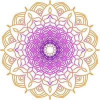 Mandala Spitzen- Papier Tortenspitze dekorativ Blume, dekorativ Schneeflocke, geprägt Muster Arabisch Ornament, indisch Ornament vektor