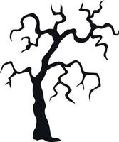 illustration monster träd för halloween vektor