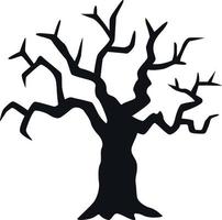 Illustration Monster- Baum zum Halloween vektor