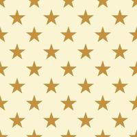 Gold Star Muster Jahrgang Hintergrund vektor