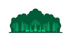 Wald Design Illustration, einfach Wald Symbol mit elegant Konzept, perfekt zum Feierlichkeiten Welt Wald Tag vektor