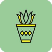 Aloe Vera-Vektor-Icon-Design vektor