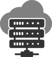 Cloud-Server-Symbol vektor