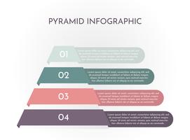 Pyramide Infographik vektor