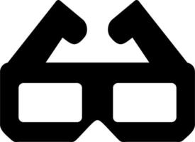 Vektorsymbol für 3D-Brille vektor