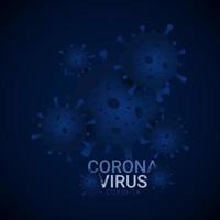 corona virus covid-19 vektor mall design illustration