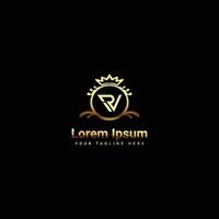 Luxus Logo Vorlage im Vektor zum Restaurant, Königtum, Boutique, Cafe, Hotel, heraldisch, Schmuck, Kosmetika, Schönheit Produkt, Mode und andere Vektor Illustration