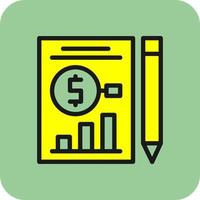 Accounting-Vektor-Icon-Design vektor