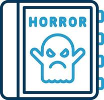 Horror-Vektor-Icon-Design vektor