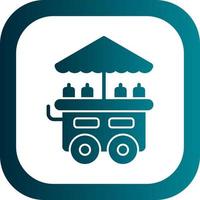 Food Cart Vektor-Icon-Design vektor