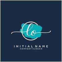 Initiale siehe da feminin Logo Sammlungen Vorlage. Handschrift Logo von Initiale Unterschrift, Hochzeit, Mode, Schmuck, Boutique, Blumen- und botanisch mit kreativ Vorlage zum irgendein Unternehmen oder Geschäft. vektor