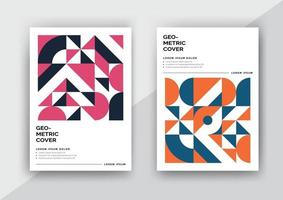 abstraktes geometrisches Abdeckungsdesign vektor