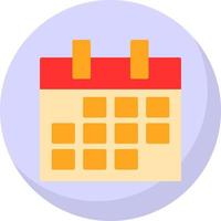 Kalender-Vektor-Icon-Design vektor