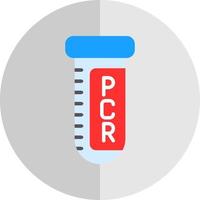 Pcr-Testvektor-Icon-Design vektor