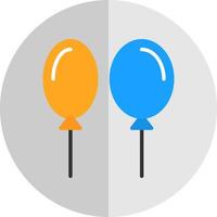 Luftballons-Vektor-Icon-Design vektor