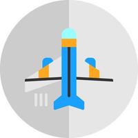 Flugzeug-Vektor-Icon-Design vektor