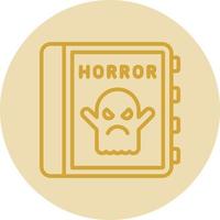 Horror-Vektor-Icon-Design vektor