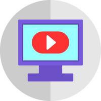 Youtuber-Vektor-Icon-Design vektor