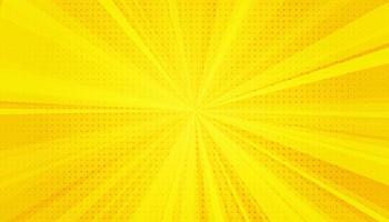 gula serier popkonst bakgrund. gradient halvton popkonst retrostil vektor