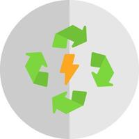 Energieverbrauch-Vektor-Icon-Design vektor