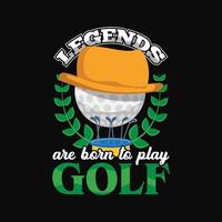 Golf T-Shirt Design vektor