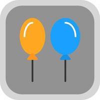 Luftballons-Vektor-Icon-Design vektor