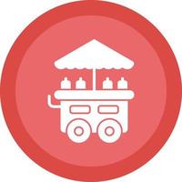 Food Cart Vektor-Icon-Design vektor