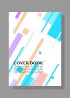 Layout Design Vorlage, Startseite Buch, abstact Hintergrund vektor
