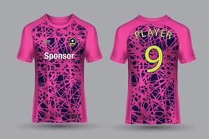 fotboll jersey mall sport t skjorta design vektor