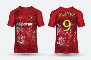Vektor Fußball Jersey Vorlage Sport t Hemd Design