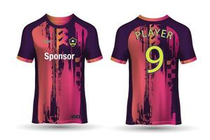 vektor fotboll jersey mall sport t skjorta design