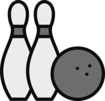 Bowling-Vektor-Symbol vektor