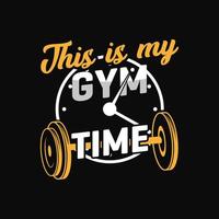 gym t-shirt design vektor