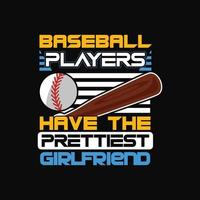 Baseball-T-Shirt-Design vektor