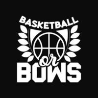 basketboll t-shirt design vektor