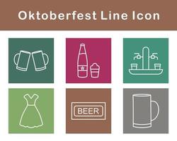 oktoberfest vektor ikon uppsättning