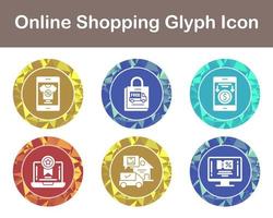 Online-Shopping-Vektor-Icon-Set vektor