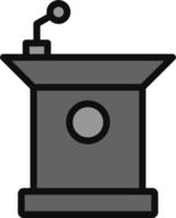 Podium-Vektor-Symbol vektor