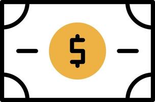 Geld-Vektor-Icon-Design vektor