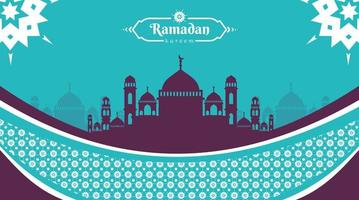 Ramadan Banner Vorlage Design vektor